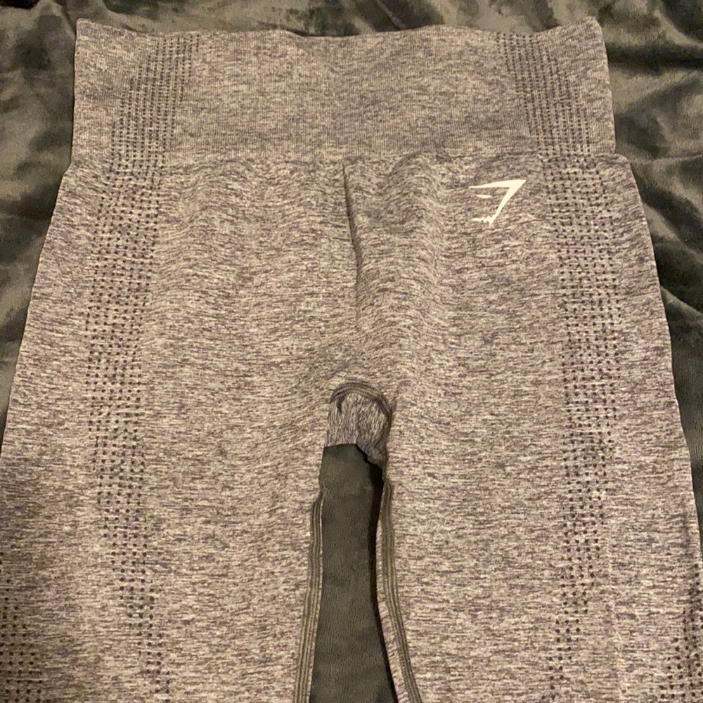 Gymshark Vital Seamless Leggings in Smokey Grey Marl.
